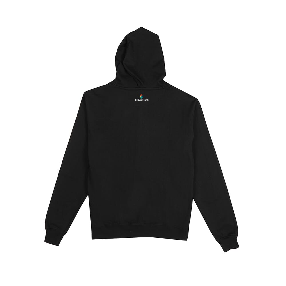 Greys and Blues 2 in 1 Zipper Unisex  Hoodie - Black